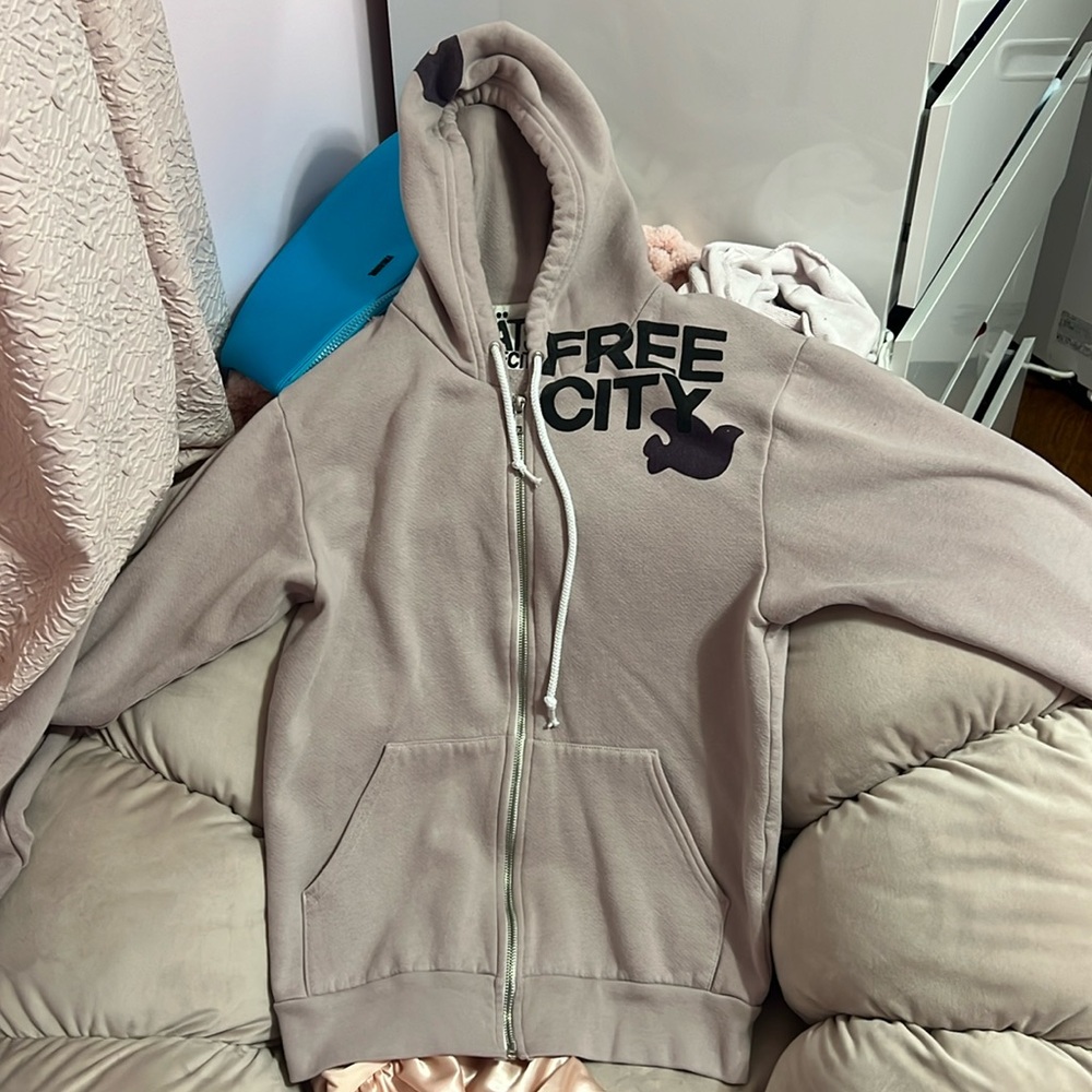 SUPERFLUFF LUX zip hoodie